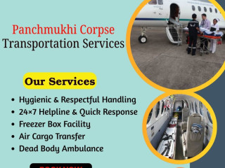 Panchmukhi Corpse Transportation in Kolkata  a trusted corpse transportation offered